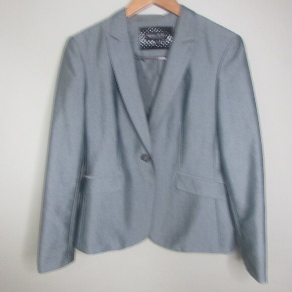 John Meyer Collection Blazer 10 Silver Gray - Picture 2 of 11